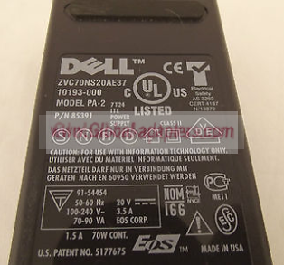 NEW 20V 3.5A DELL 85391 PA-2 AC ADAPTER