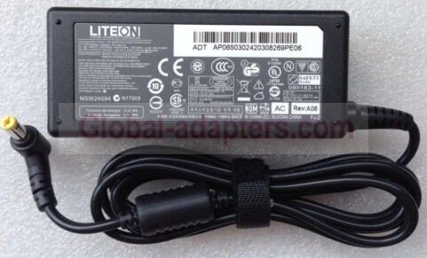 New 19V 3.42A Liteon Acer PA-1650-22 NSW24094 N17908 AC Adapter