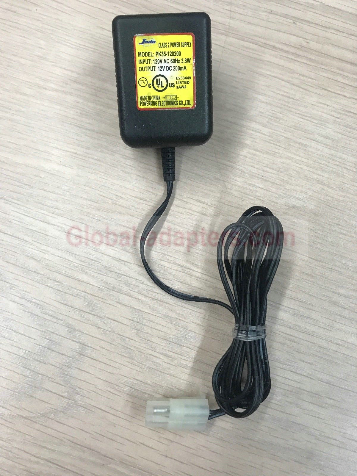 NEW 12V 200mA Jade PK35-120200 AC Power Supply Adapter - Click Image to Close