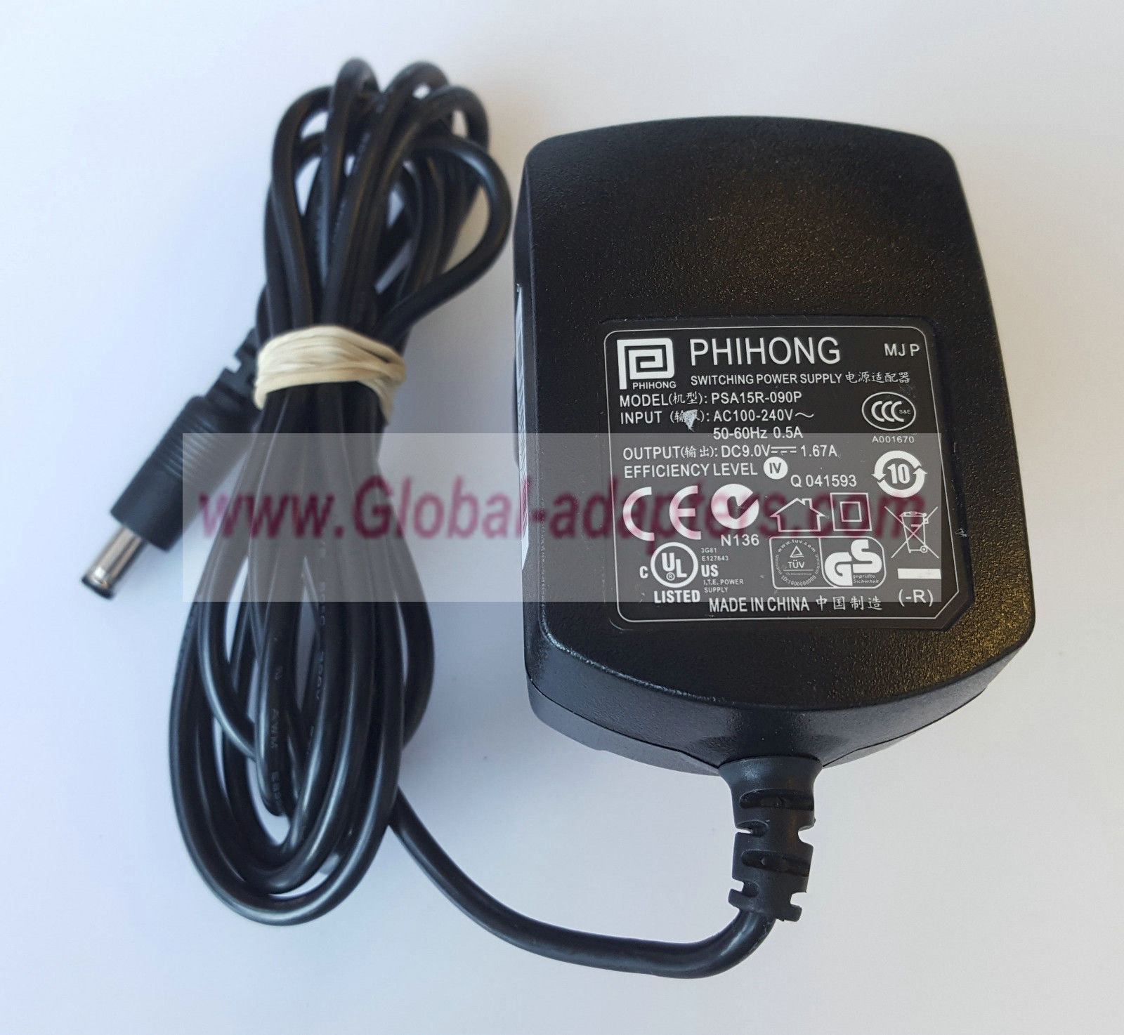 NEW 9V 1.67A PHIHONG PSA15R-090P AC/DC POWER SUPPLY ADAPTER - Click Image to Close