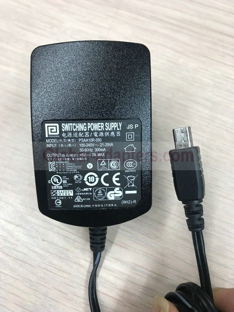 NEW 9V 1A Phihong PSAA10R-050 Mini USB AC Adapter