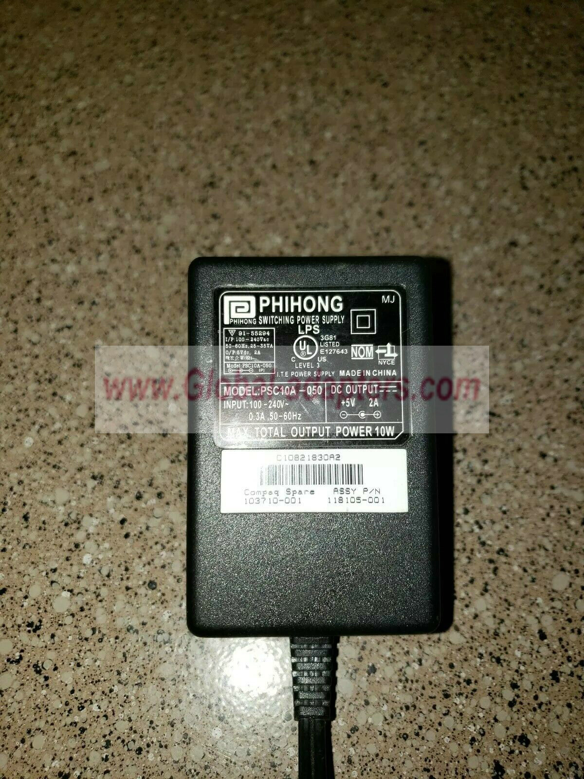 NEW 5V 2A Phihong PSC10A-050 AC Power Adapter - Click Image to Close