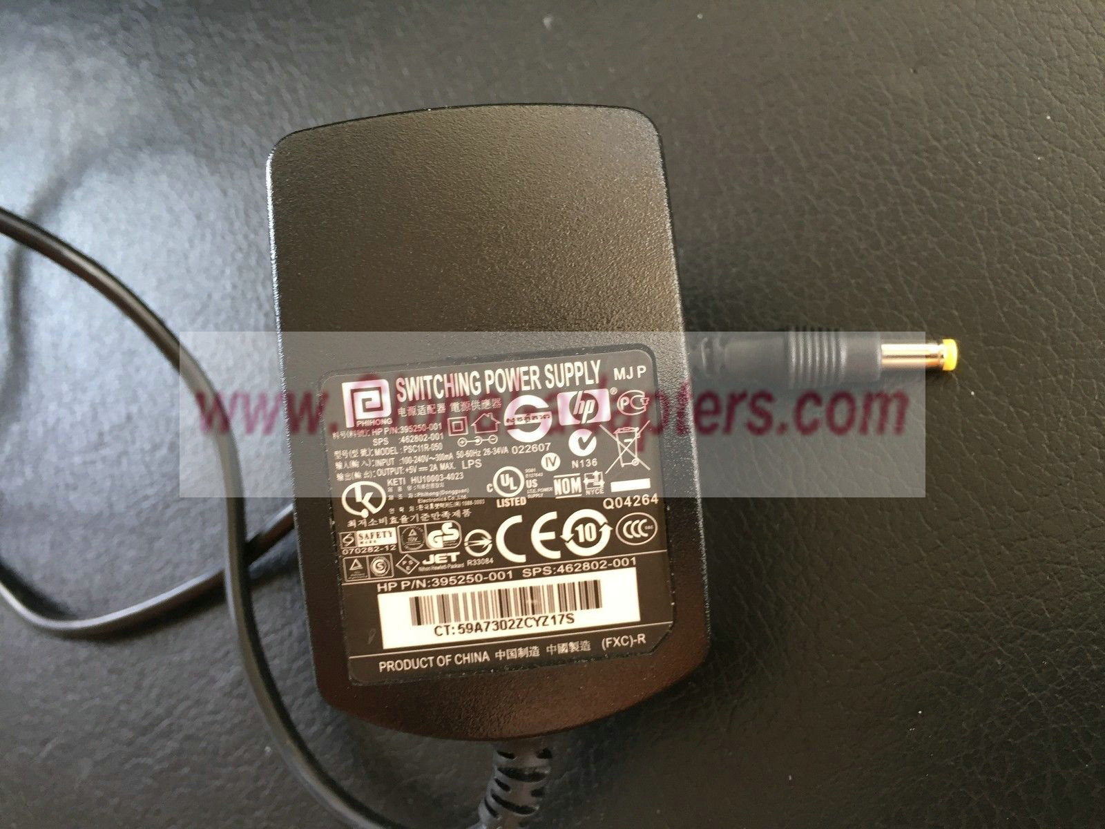 NEW 5V 2A Phihong PSC11R-050 395250-001 AC Adapter