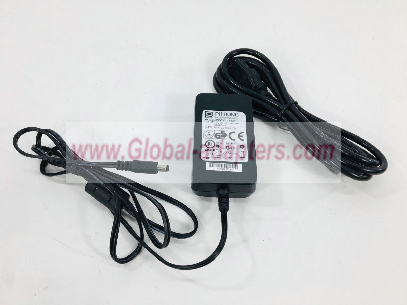 NEW 12V 2.5A Phihong PSC30U-120 Switching AC Adapter