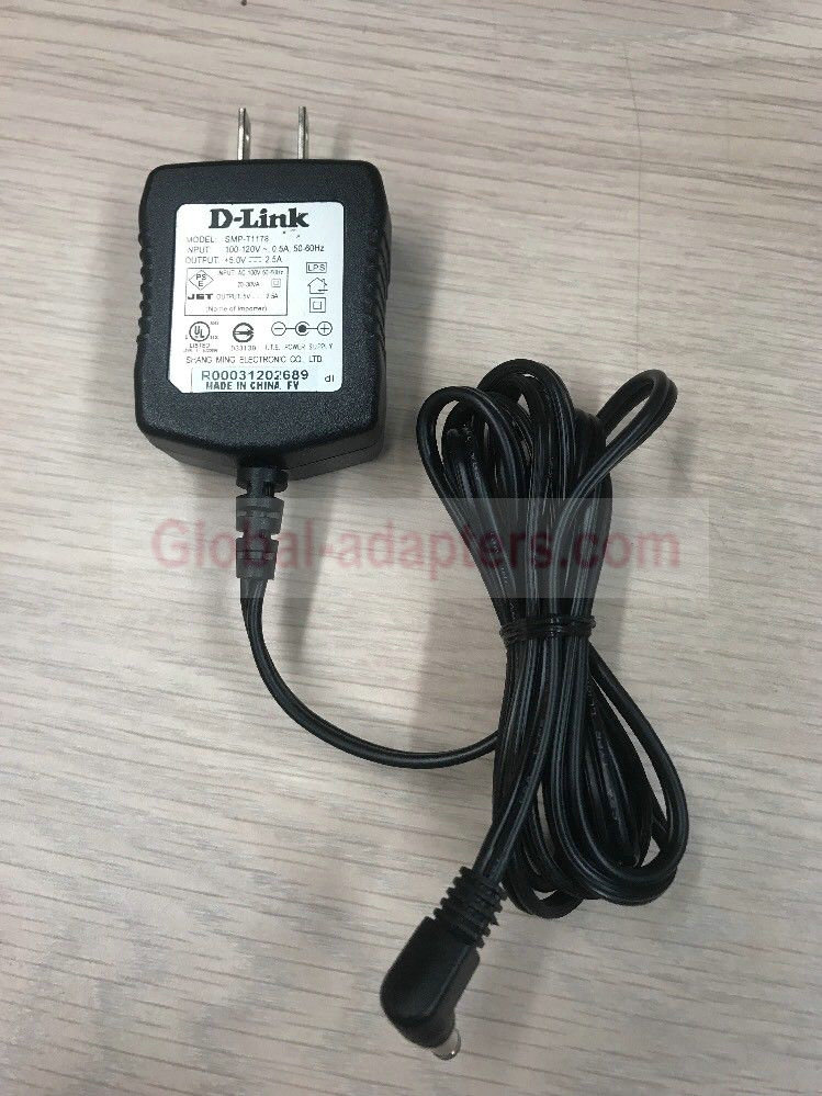NEW 5V 2.5A D-Link SMP-T1178 AC Power Supply Adapter
