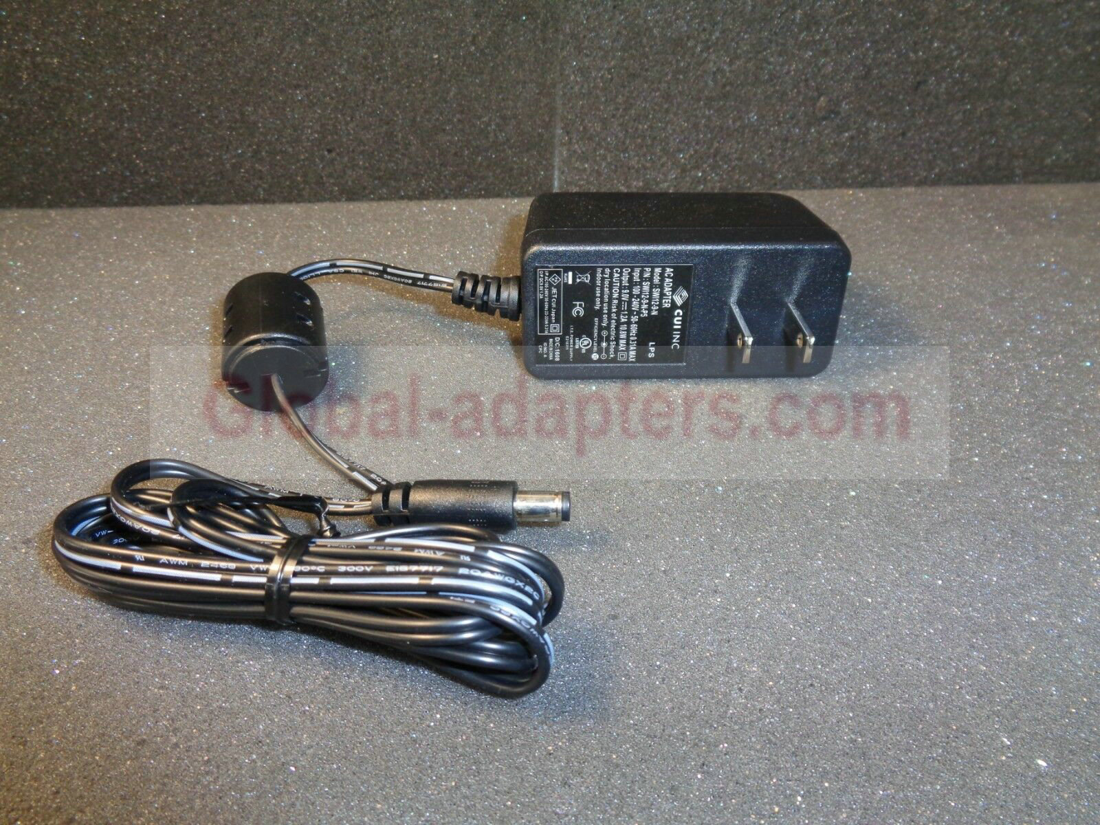 New 9V 1.2A CUI Inc. SWI12-9-N-P5 Power Supply AC ADAPTER - Click Image to Close