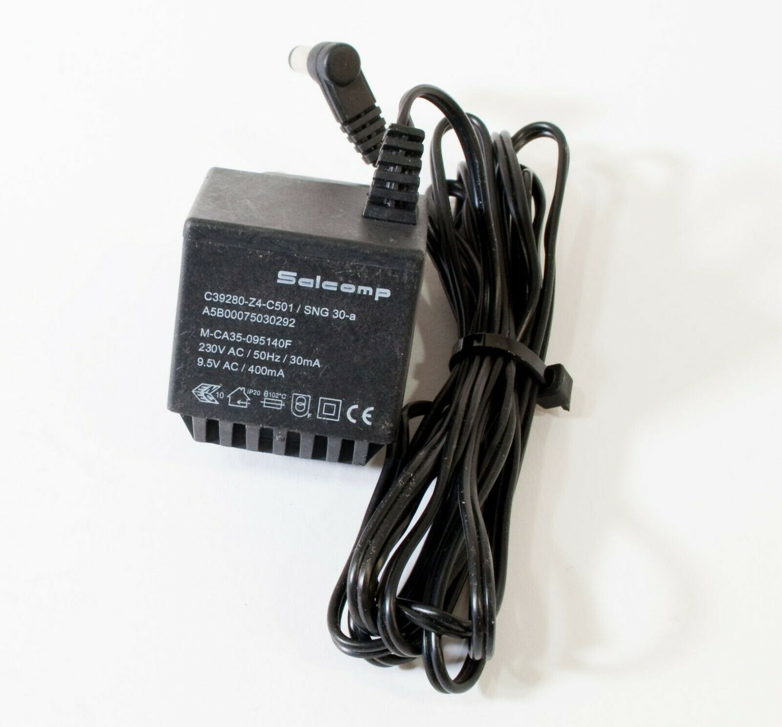Salcomp M-CA35-095140F AC Adapter 9.5V 400mA Original Power Supply Europlug Output Current: 400 m
