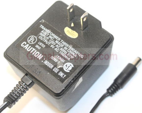 New 9V 1.5A Ault T48091500A010G Transformer AC Adapter