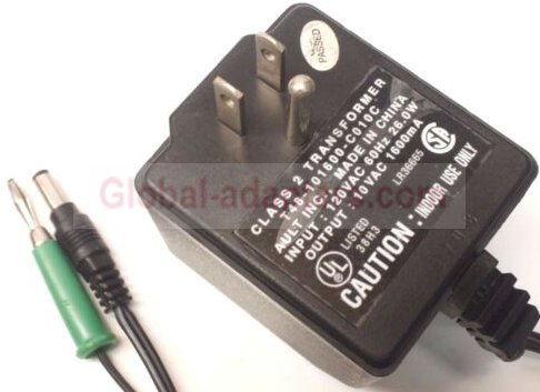 New 10V 1.6A Ault Equitrac T48-101600-C010C Power Supply Adapter - Click Image to Close