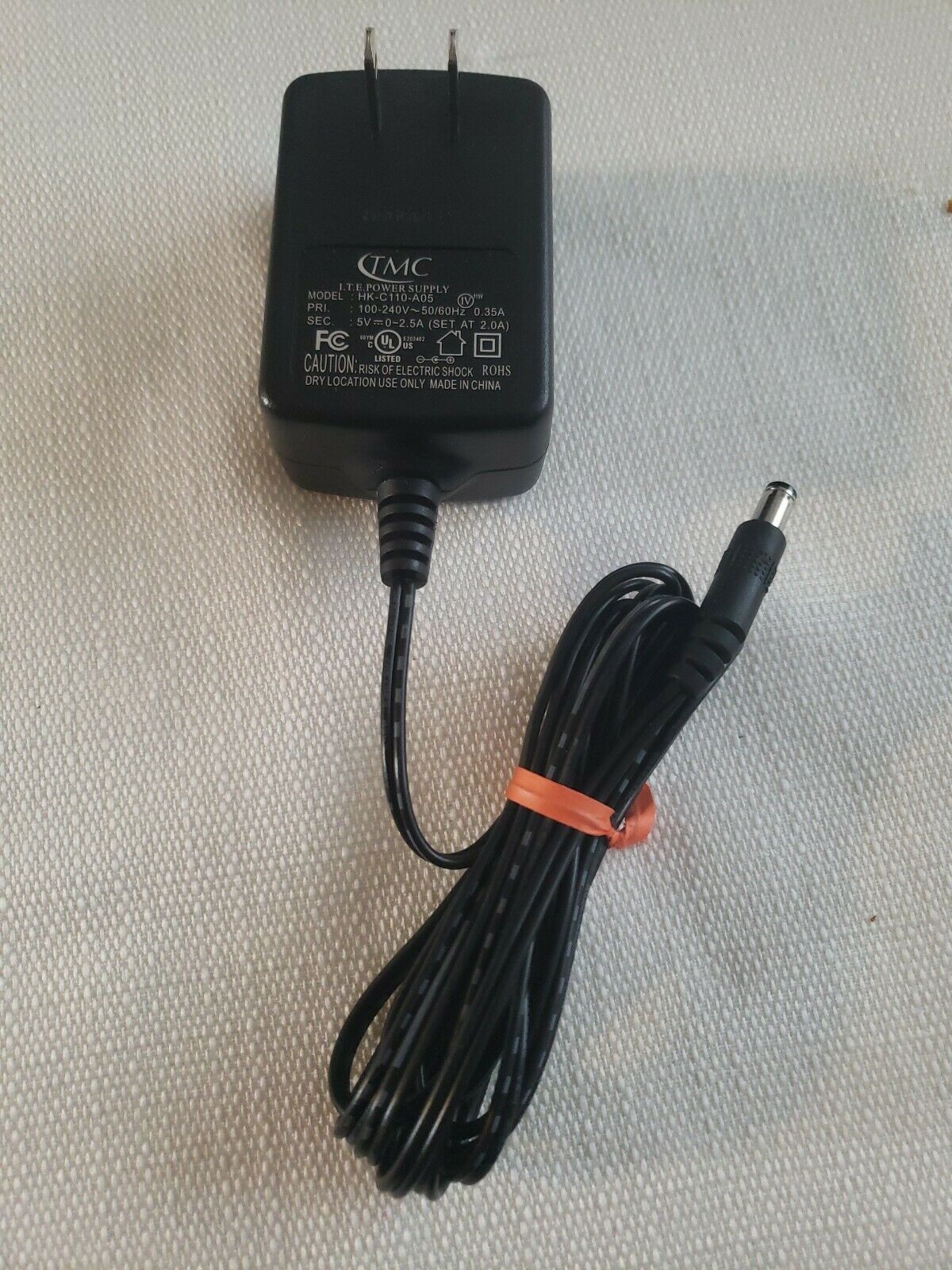 Genuine TMC HK-C110-A05 AC Adapter 5V 2.5A Power Supply Compatible Brand: Generic Brand: Generic