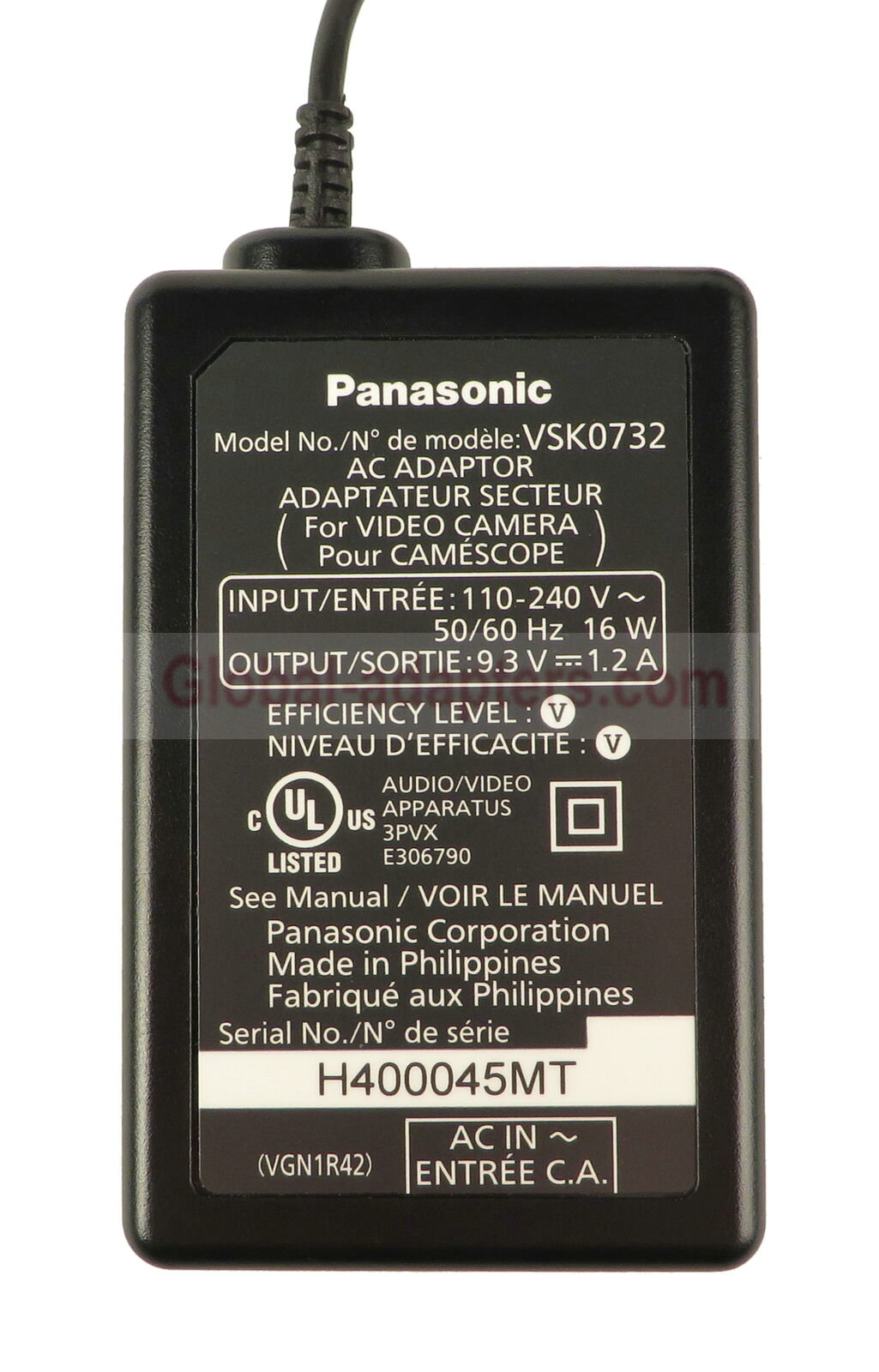 NEW 9.3V 1.2A Panasonic VSK0732 AG-AC8 AG-AC8PJ AC Adapter