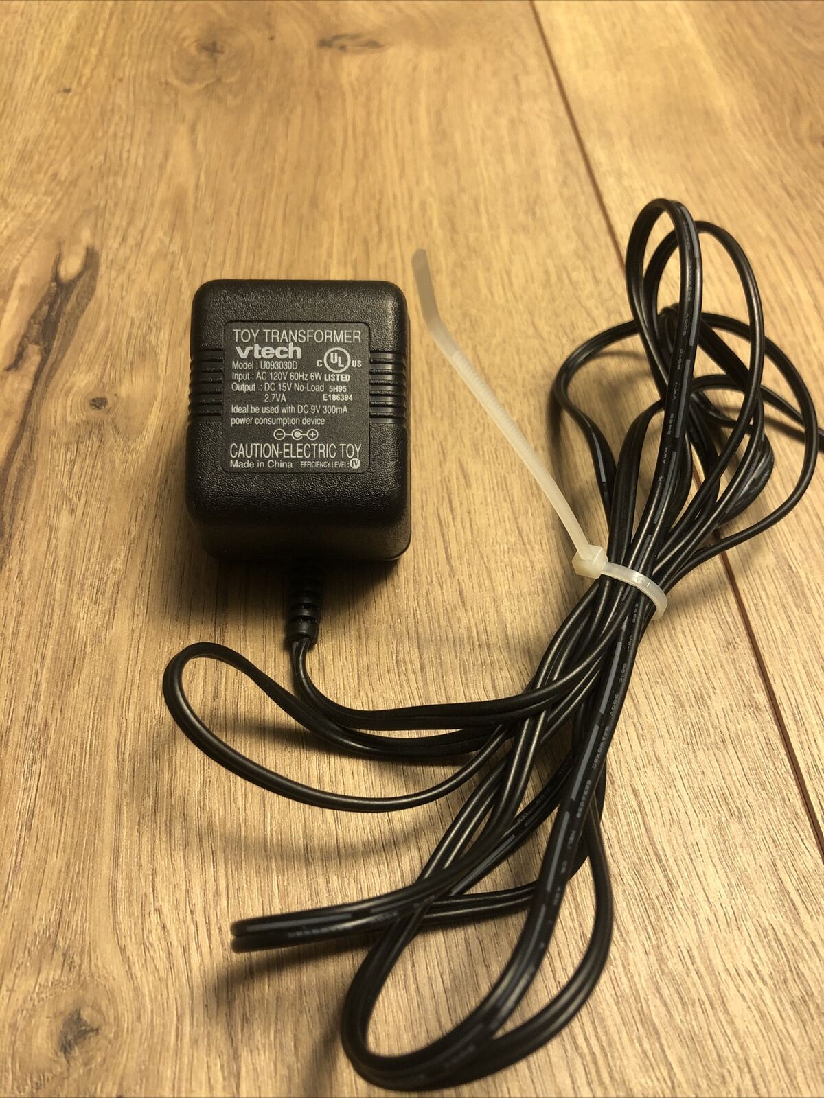 VTECH TOY TRANSFORMER U093030D AC ADAPTER OUTPUT15V DC CORD CHARGER Brand: VTech Type: AC to DC