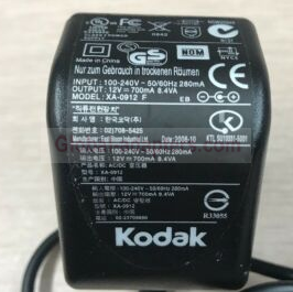 New 12V 700mA KODAK XA-0912 AC Power Adapter