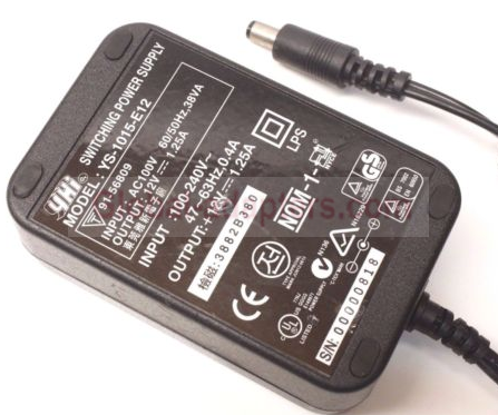 New 12V 1.25A Yhi YS-1015-E12 AC Switching Power Supply Adapter