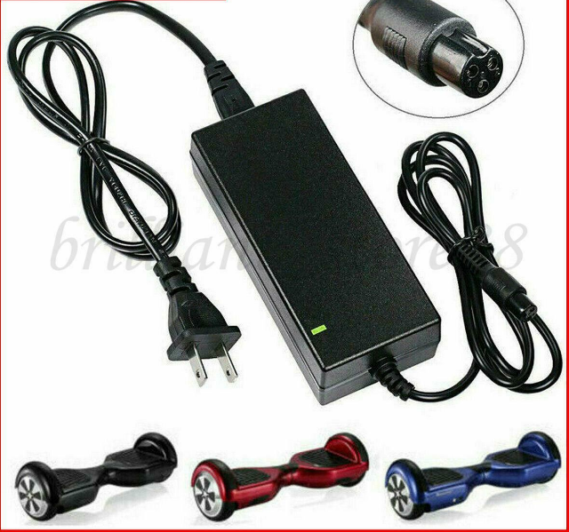42V 2A Battery Charger fit for Scooter Hover Board Self Balancing Electric Unicycle Output Current: