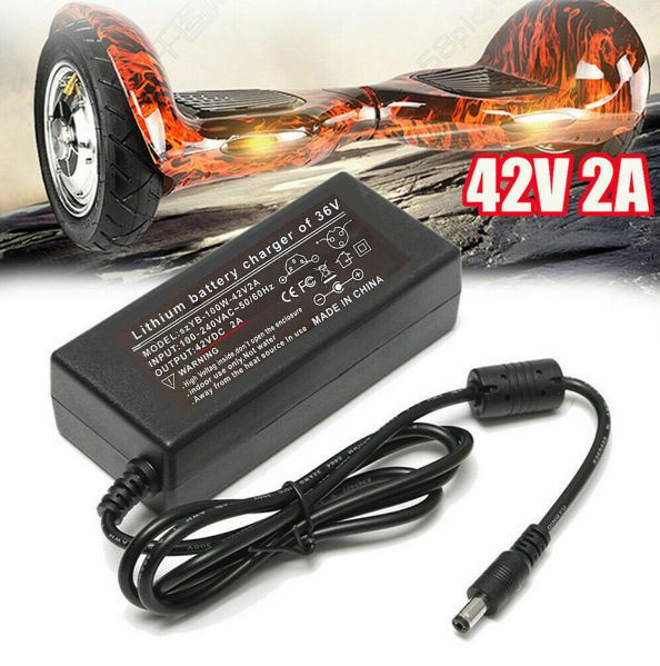5.5/2.1mm 42V 2A Electric Battery Charger Adapter For 36V Li-ion Lithium Balance Scooter Size: 117