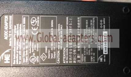 New Original 15V 4.5A H&E SAD7015SE AC Adapter - Click Image to Close