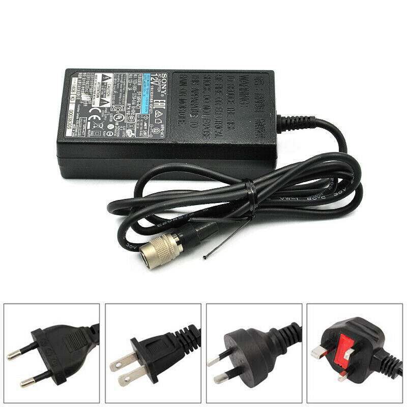 4pin Sony Power Supply AC Adapter Charger For Sony HDC-X300 HD Camera To Fit: Camera Compatible B