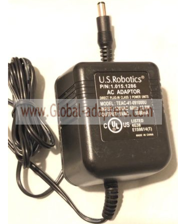 New Original 9V 1A U.S.Robotics 41-0901000U 1.015.1286 AC Adapter