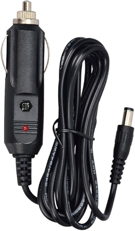 12V Car Adapter Compatible for All Snailax Back Massage Cushion Cigarette Lighter Car Charger Adapte