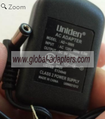 NEW 9V 210mA Uniden AD-0005 DC Power Supply Adapter