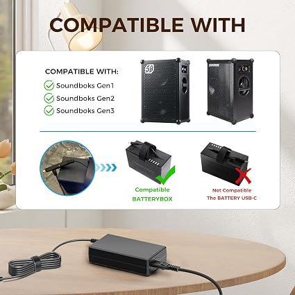 14V Soundboks Speaker Adapter for SOUNDBOKS Batteryboks Soundboks Gen1 Gen2 Gen3 Bluetooth Speaker K