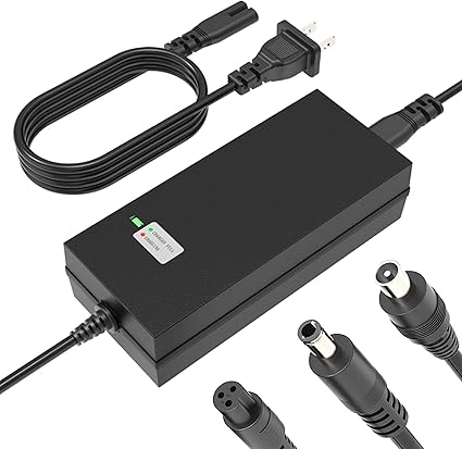 SGS Certified 42V 2A Fast Charger with 3 Types of Connectors | for 36V Lithium Batteries- Compatible