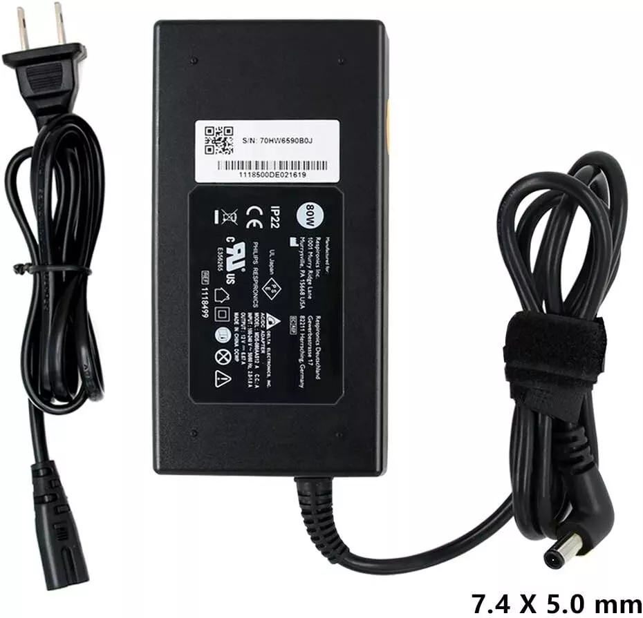 80W 12V AC DC Adapter Charger Fit for Philips Respironics Dream Station Compatible Brand For Philip