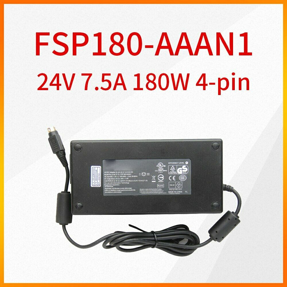 FSP180-AAAN1 24V 7.5A 180W 4PIN Power Adapter for Industrial Display LED Monitor Package: Yes Br