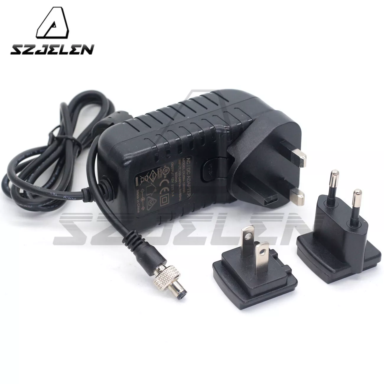 Adaptor 110V 12V to Locking DC 2.5mm AC Power for Video Devices PIX-E7 Atomos Type Atomos Monitor P