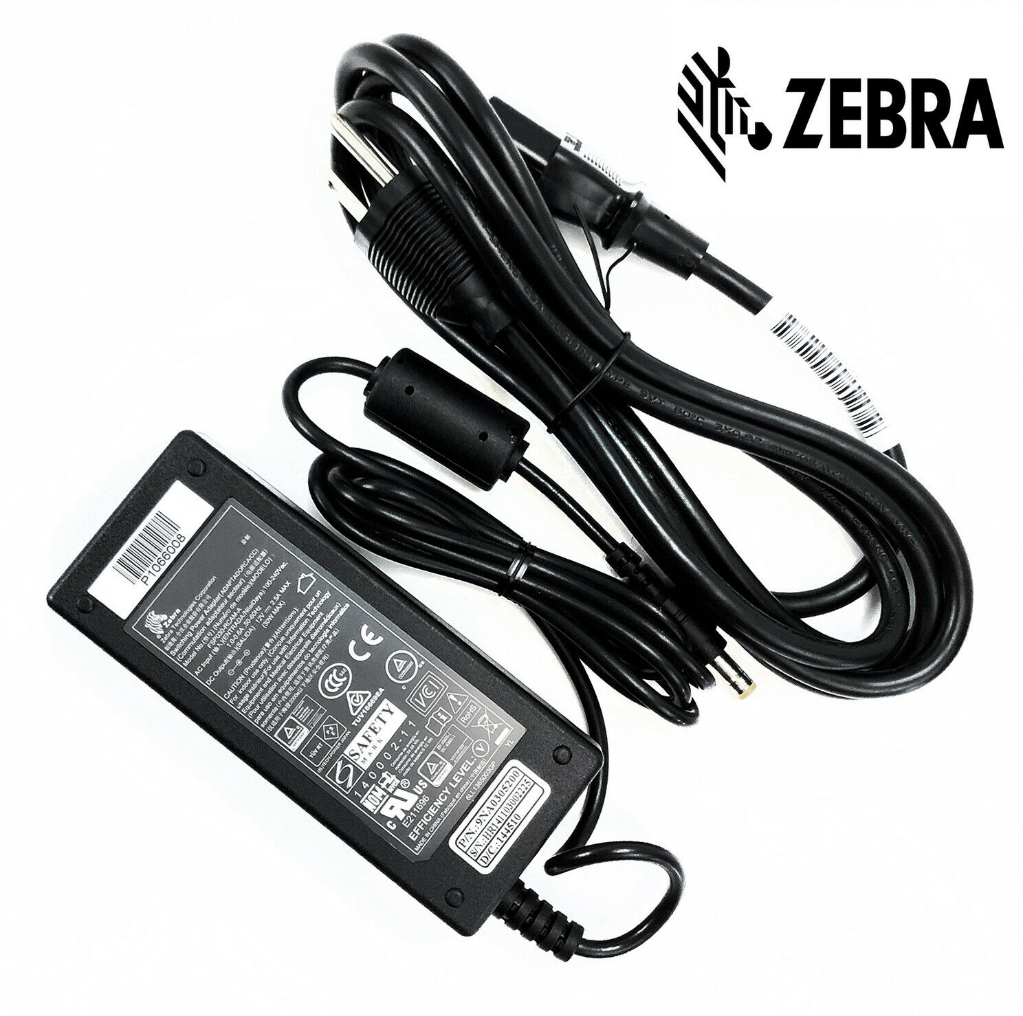 NEW OEM Zebra Healthcare AC Adapter Charger for ZQ510 ZQ520 Printers W/P.Cord Country/Region of Man