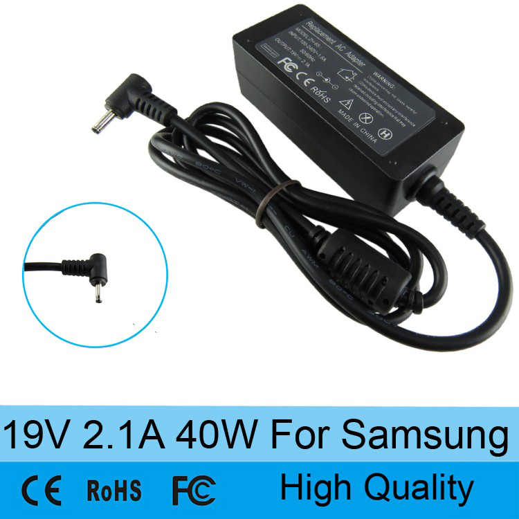 19V 2.1A 40W AA-PA2N40L,AA-PA2N40S,AA-PA3NS40/US laptop AC power supply adapter home charger for Sam