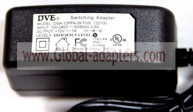 New Original 12V 1A DVE DSA-120PFA-09 Ac Adapter - Click Image to Close