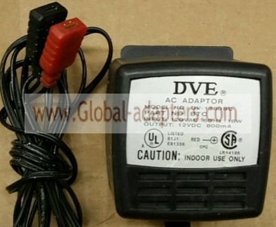 New Original 12V 800mA DVE DV-1280BC Ac Adapter