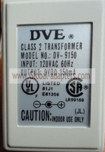New Original 9V 150mA DVE DV-9150AC AC Adapter