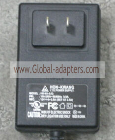 New Original 12V 0-2.5A Hon-Kwang HK-H1-A12 AC Power Adapter - Click Image to Close