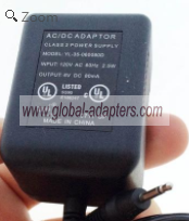 NEW 6V 80mA YL-35-060080D Power Supply AC Adapter - Click Image to Close