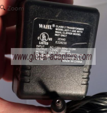 NEW 9V 100mA WAHL D41-1.2-2000 97573-600 ADP-1 for 9627 Clipper AC Adapter