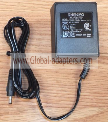 New Original 5V 300mA Shoc-Yo DV-530R AC Adapter - Click Image to Close