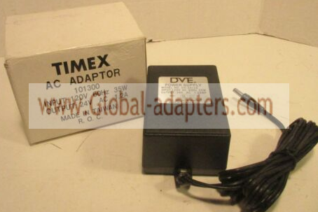 New Original 24V AC 1.2A Timex DVE DV-24121 AC ADAPTOR - Click Image to Close