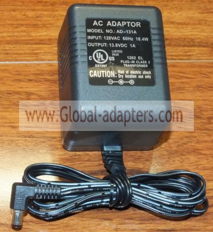 New Original 13.8V 1A AD-131A AC Adaptor