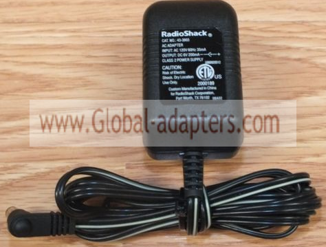 New Original 6V 200mA RadioShack 49-3903 AC Adapter - Click Image to Close