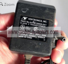 NEW 12V 830mA Ventronics Inc A41W120830-24/1 Ac Adapter - Click Image to Close