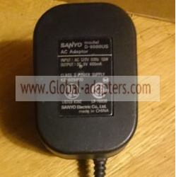 New Original 9V 400mA SANYO D-6000US AC Adapter - Click Image to Close