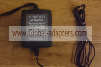 New Original 15V 1A Kenwood W08-0523 SADC-0312 AC Adapter