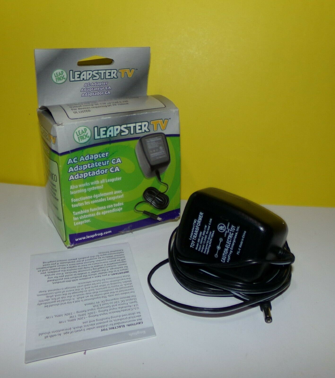 Leapster Leapfrog 690-10590 Toy Transformer AC Adapter Charger 13 V 700 ma Connection Split/Dupli