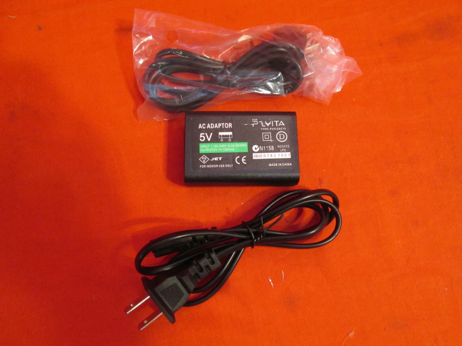 Ps Vita 1000 AC Adapter Home Charger Sony Ps Vita Wall Power Brand New 1891 MPN PS Vita Compatible