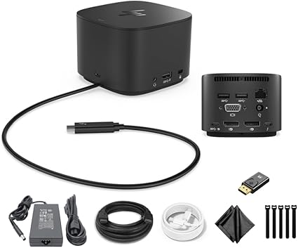 Genuine HP Thunderbolt Dock 120W G2-2UK37ET/ 2UK38ET/ 2UK38UT/ 9LL35AA Multiport Docking Station for