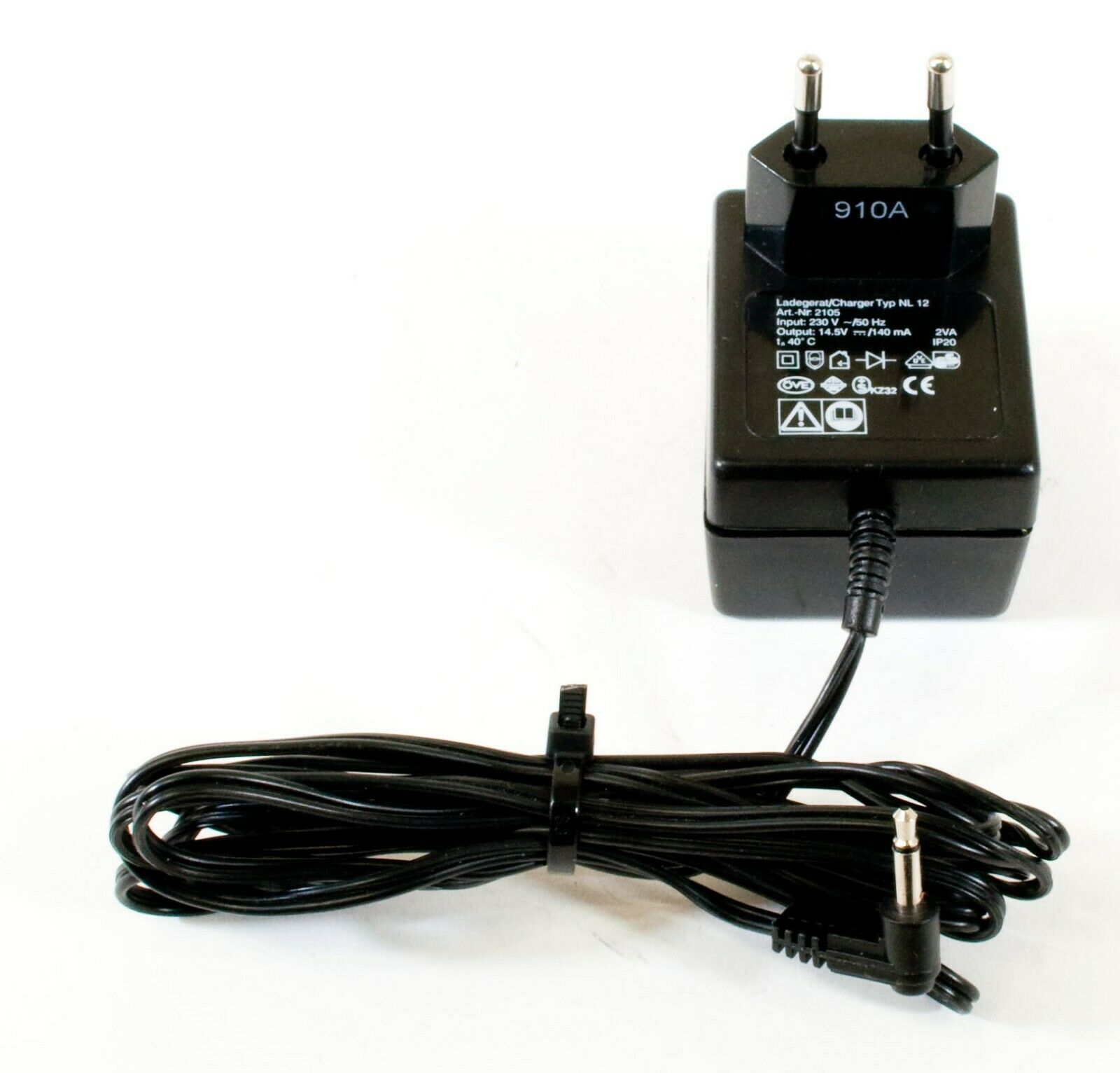 Gardena Charger Typ NL 12 AC Adapter 14.5V 140mA Power Supply Output Current: 140 mA Voltage: 14.5 - Click Image to Close