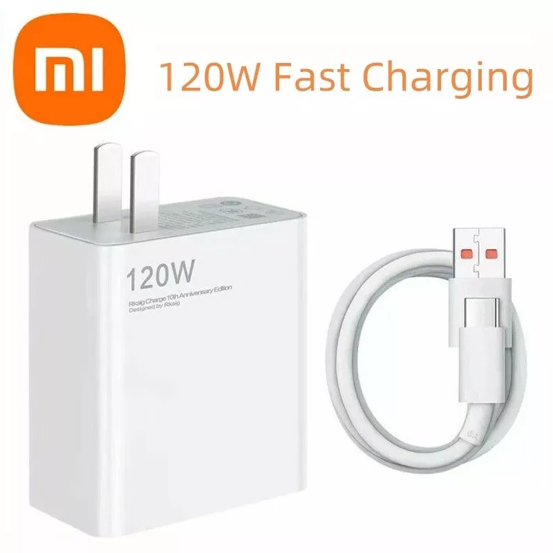 Mi 120W Fast Charger US EU UK AC Adapter USB-C for Xiaomi 14/13/12/11 Pro Ultra Brand Xiaomi Mi Com